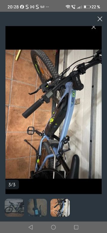 Gebrauchtes DECATHLON Custom Other 2023 Mountainbike, Hellgrau — Bild 3 von 3
