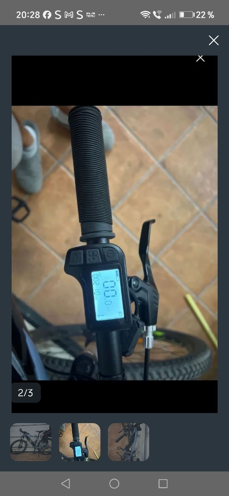 Gebrauchtes DECATHLON Custom Other 2023 Mountainbike, Hellgrau — Bild 2 von 3