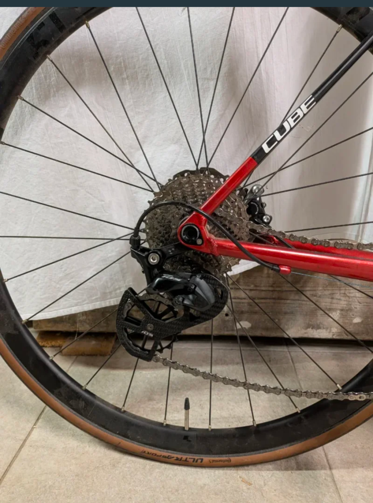 Used CUBE ATTAIN SL 2021 2021 Road & Gravel, Red — image 4 of 4