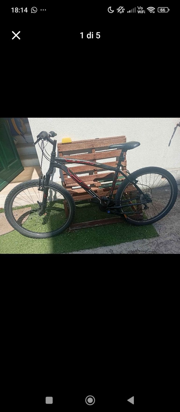 Used B’TWIN Custom Shimano Dura Ace scrivetemi se volete acquistarla 200€ trattabili 2009 Mountainbike, Black — image 2 of 4