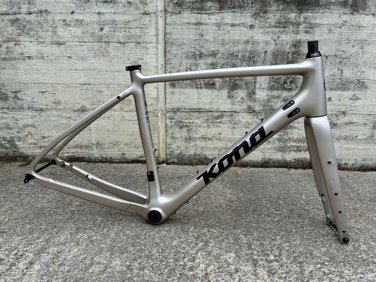 Used Kona Libre Frameset 2021 2021 Road & Gravel, Light Gray — image 2 of 7