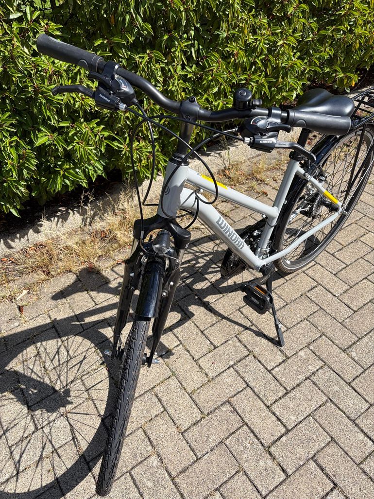 Used Winora DOMINGO Shimano Tourney 2023 Urban, Light Gray — image 8 of 9