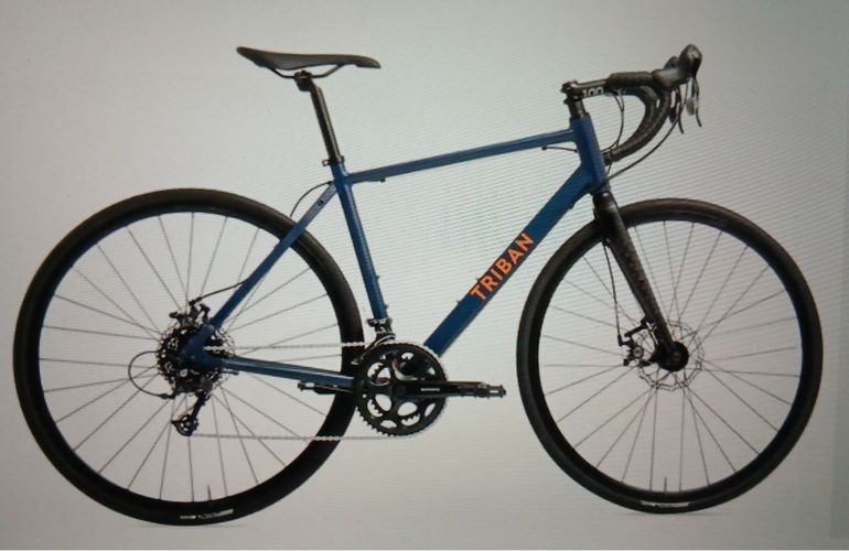 Triban RC 120 Disc Road Bike, - Microshift 2021