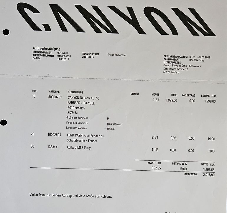 Used Canyon Neuron AL 7.0 2019 2019 Mountainbike, Light Gray, 27.5, 29 — image 5 of 6