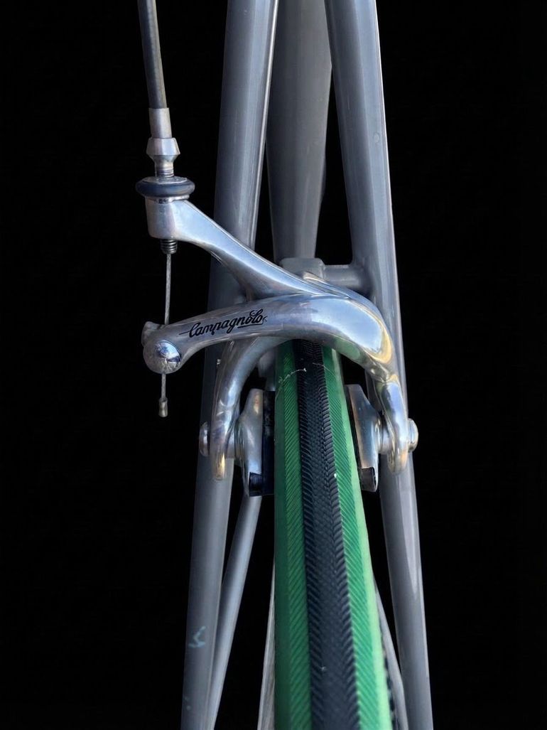 Used De Rosa Custom Campagnolo Record 1994 Road & Gravel, Light Gray — image 5 of 6
