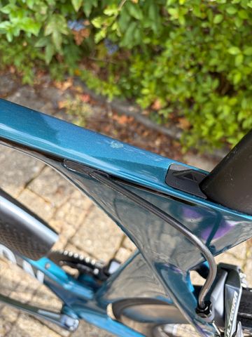 Canyon Speedmax CF 8.0 Di2 2019 2019 Road & Gravel usato, Verde — immagine 10 di 11