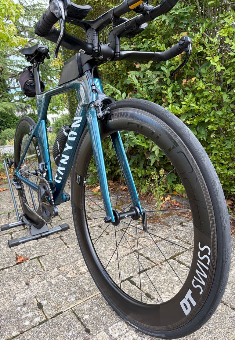 Canyon Speedmax CF 8.0 Di2 2019 2019 Road & Gravel usato, Verde — immagine 7 di 11