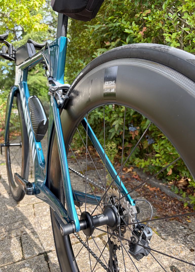 Canyon Speedmax CF 8.0 Di2 2019 2019 Road & Gravel usato, Verde — immagine 9 di 11