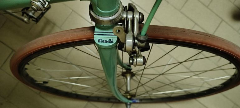 Tweedehands Bianchi city bike vintage Campagnolo 1980 Urban — afbeelding 8 van 27