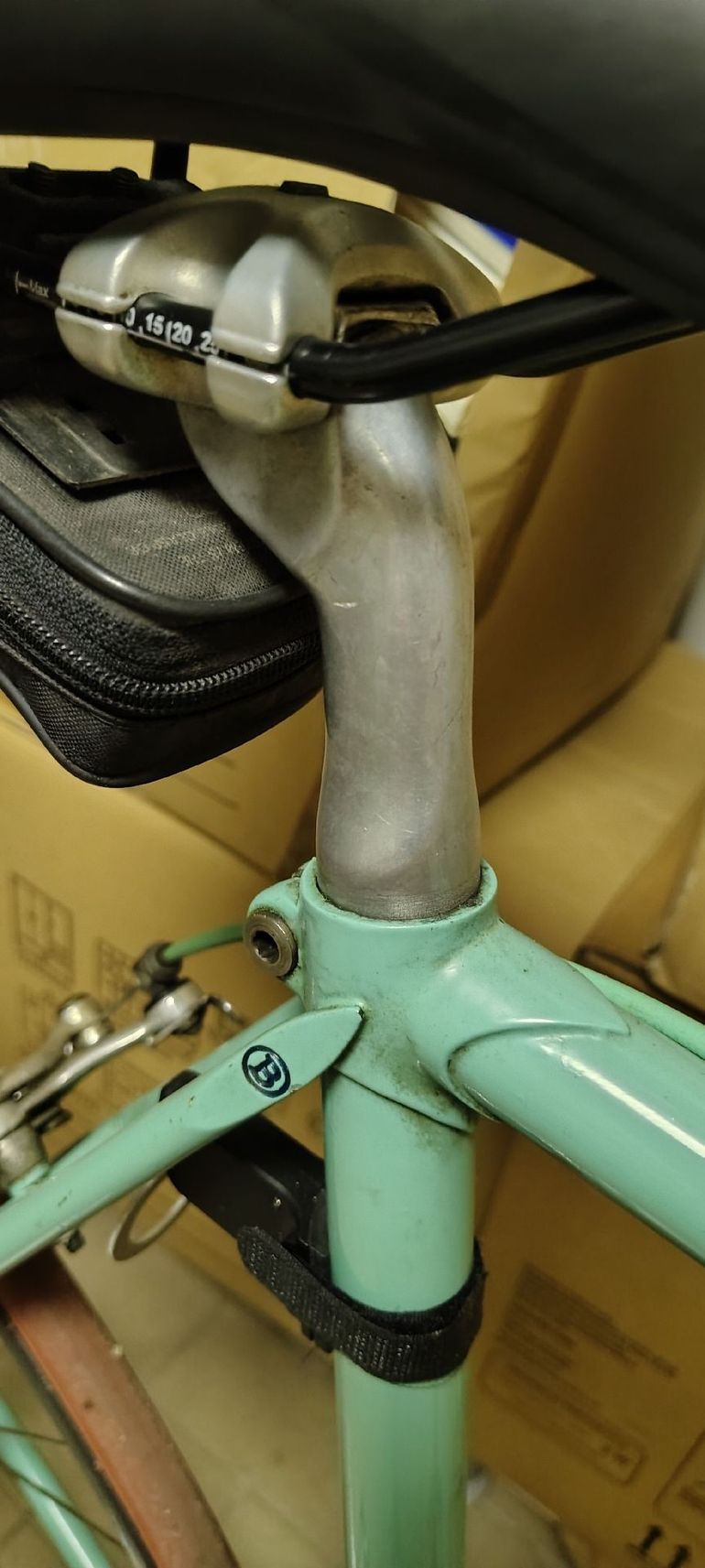 Tweedehands Bianchi city bike vintage Campagnolo 1980 Urban — afbeelding 21 van 27