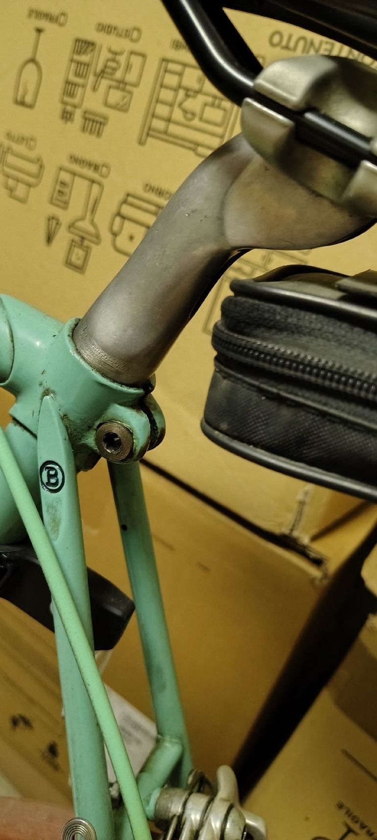 Tweedehands Bianchi city bike vintage Campagnolo 1980 Urban — afbeelding 26 van 27