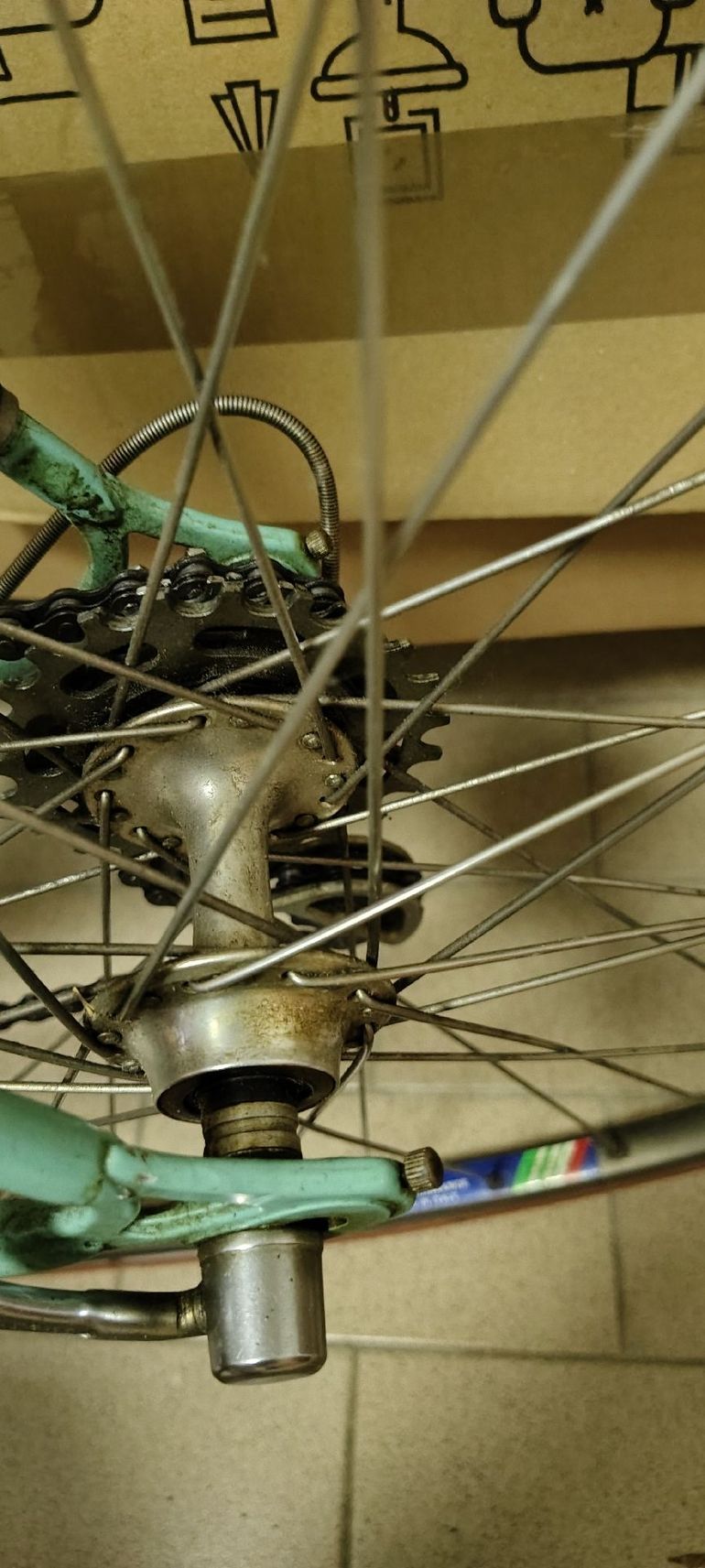Tweedehands Bianchi city bike vintage Campagnolo 1980 Urban — afbeelding 11 van 27