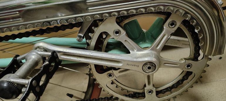 Tweedehands Bianchi city bike vintage Campagnolo 1980 Urban — afbeelding 22 van 27