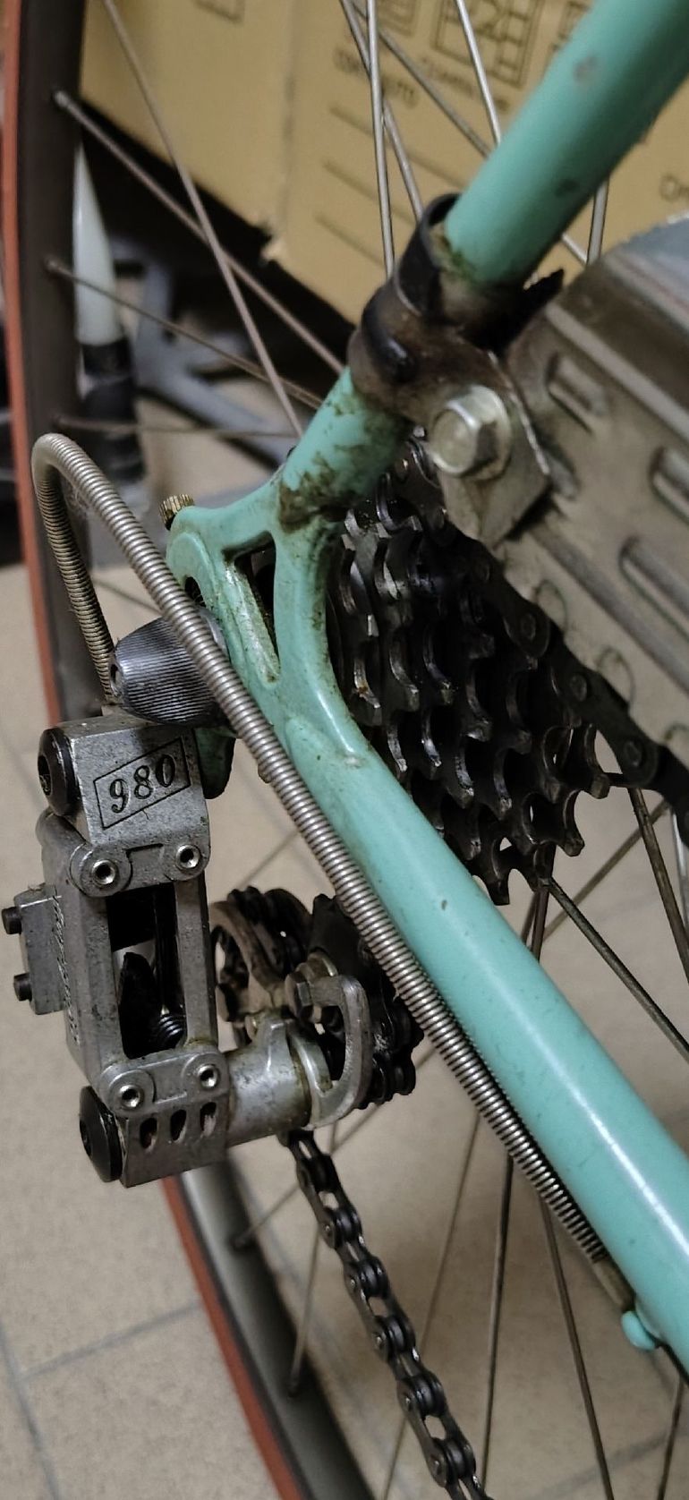 Tweedehands Bianchi city bike vintage Campagnolo 1980 Urban — afbeelding 24 van 27