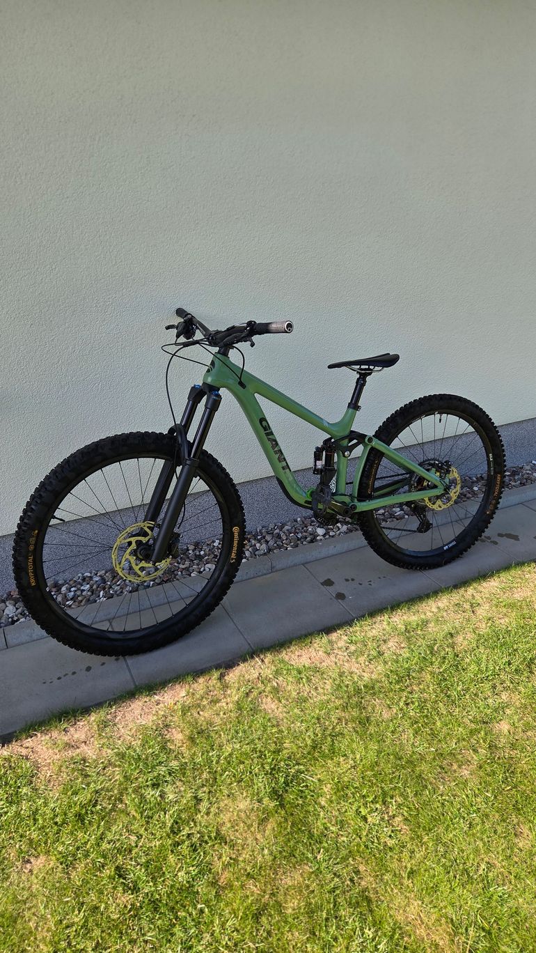 Used Giant Trance Advanced 1 2018 2018 Mountainbike, Green — image 2 of 11