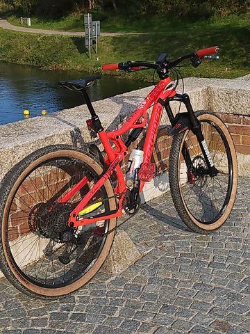 ROCKRIDER XC 100 S0 2022 Mountainbike usato, Rosso — immagine 2 di 5