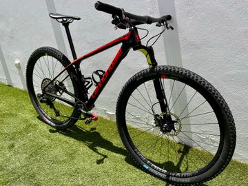 Gebrauchtes Cannondale F-si SRAM XX1 Eagle AXS 2019 Mountainbike, Rot, 29 — Bild 1 von 7