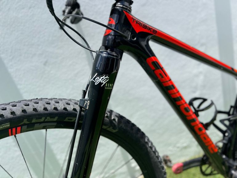 Gebrauchtes Cannondale F-si SRAM XX1 Eagle AXS 2019 Mountainbike, Rot, 29 — Bild 6 von 7