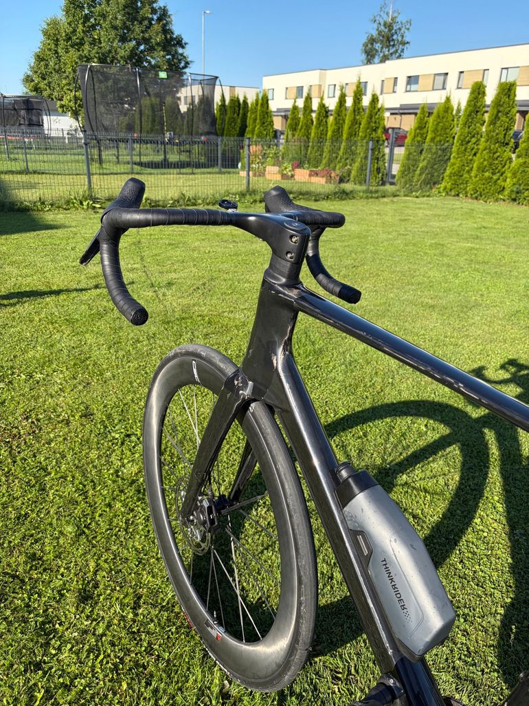 Gebrauchtes Lightcarbon Custom SRAM Rival eTap AXS 2025 Road & Gravel, Hellgrau — Bild 6 von 6
