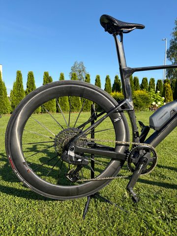 Gebrauchtes Lightcarbon Custom SRAM Rival eTap AXS 2025 Road & Gravel, Hellgrau — Bild 3 von 6
