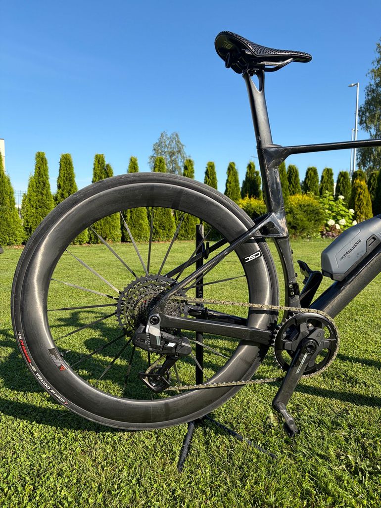 Gebrauchtes Lightcarbon Custom SRAM Rival eTap AXS 2025 Road & Gravel, Hellgrau — Bild 3 von 6