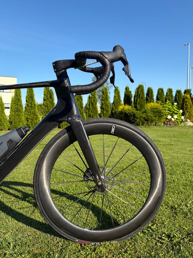 Gebrauchtes Lightcarbon Custom SRAM Rival eTap AXS 2025 Road & Gravel, Hellgrau — Bild 4 von 6