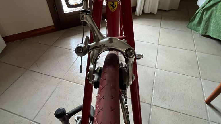 Used Ferrari Custom Shimano Dura Ace 1995 Road & Gravel, Red — image 9 of 10