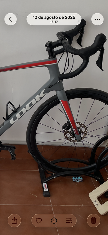 Used Look 765 OPTIMUM DISC 2020 2020 Road & Gravel, Light Gray — image 4 of 5