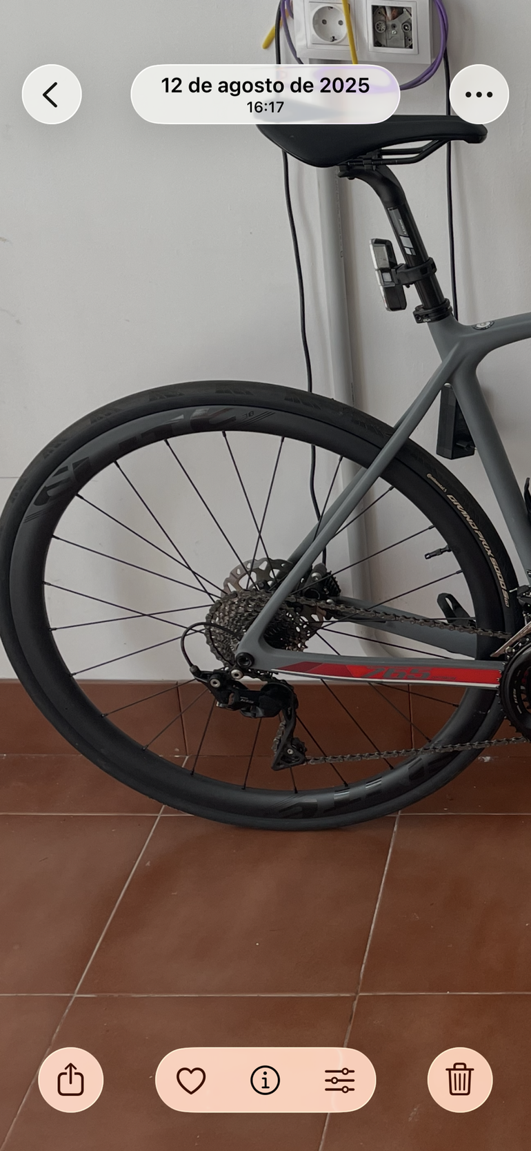 Used Look 765 OPTIMUM DISC 2020 2020 Road & Gravel, Light Gray — image 5 of 5