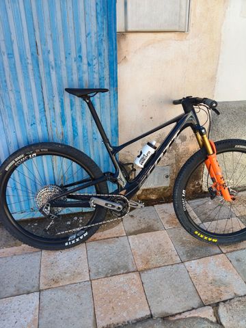 Used Scott spark Custom SRAM GX Eagle AXS 2025 Mountainbike, Blue — image 1 of 11