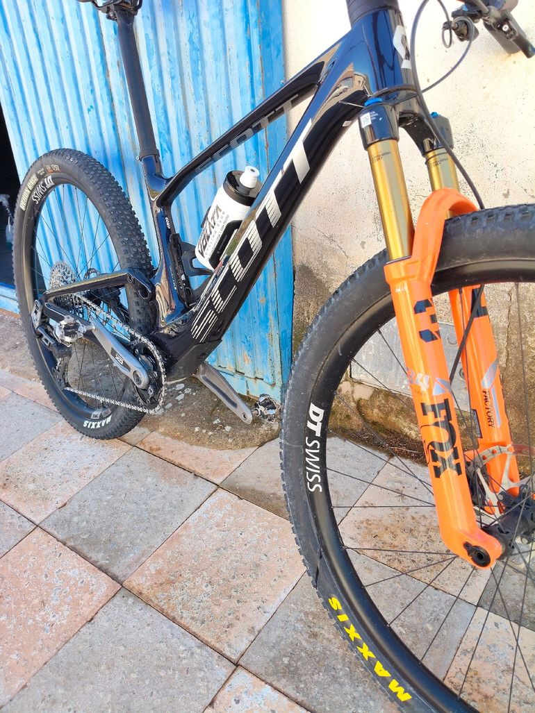 Used Scott spark Custom SRAM GX Eagle AXS 2025 Mountainbike, Blue — image 2 of 11