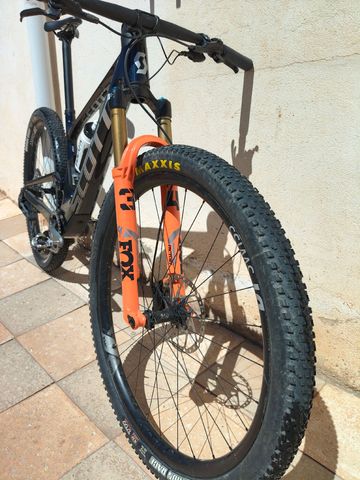 Used Scott spark Custom SRAM GX Eagle AXS 2025 Mountainbike, Blue — image 11 of 11