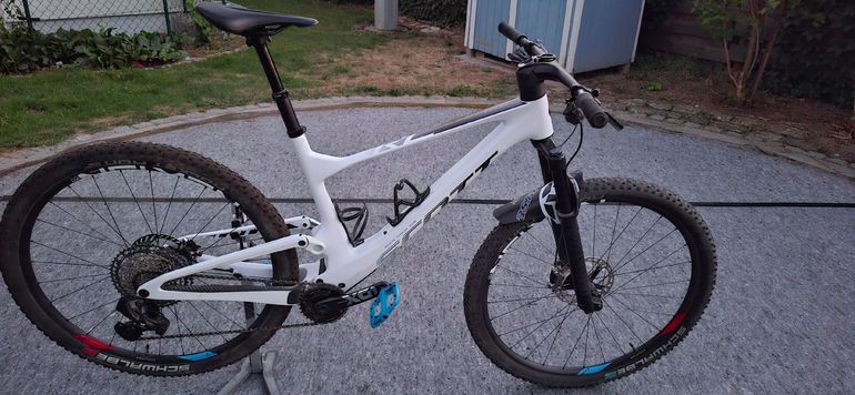 Gebrauchtes Scott Spark SRAM XX1 Eagle AXS 2022 Mountainbike, Weiß — Bild 2 von 12