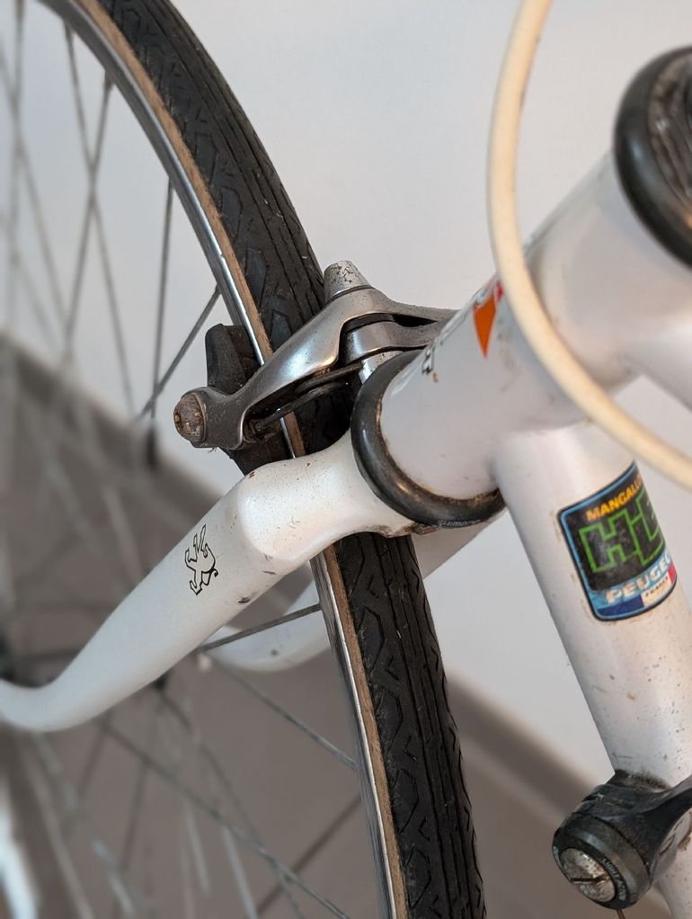 Gebrauchtes Peugeot Cologne Vintage Shimano 105 1990 Road & Gravel, Weiß — Bild 8 von 10