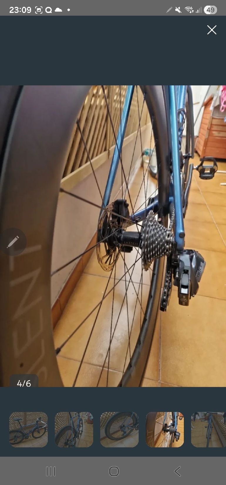 Gebrauchtes Aurum Magma Sram Apex Etap AXS 2022 Road & Gravel, Blau — Bild 3 von 4