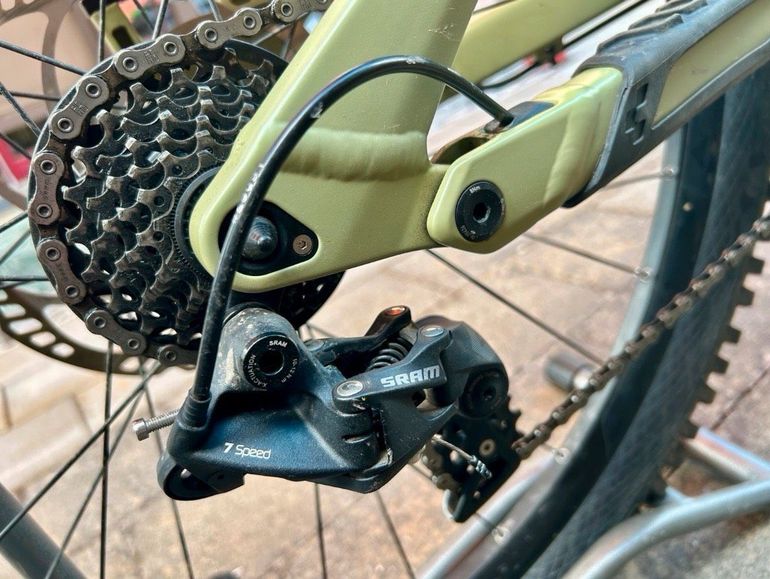 Gebrauchtes Cube TWO55 Race 2023 Mountainbike, Grün — Bild 5 von 29