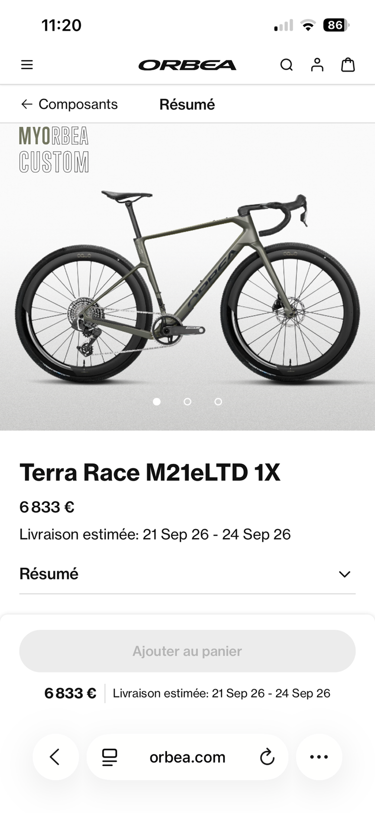ORBEA TERRA RACE M21ELTD 1X 2026
