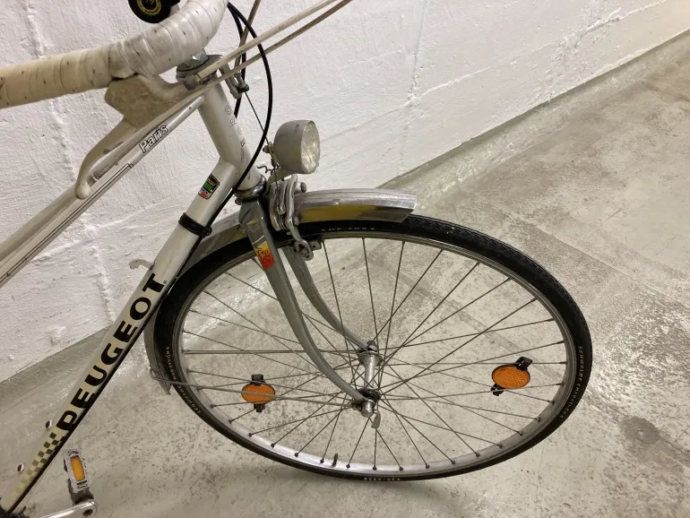 Used Peugeot Vintage Damenrad RH 50cm 1988 Road & Gravel, Light Gray — image 9 of 12