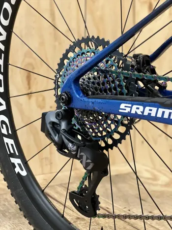 Trek Supercaliber 9.9 XX1 AXS WK Jolanda NEff 2020 Mountainbike usato, Nero — immagine 3 di 27