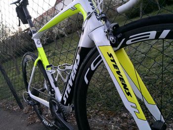 Used Stevens Arcalis 2017 Road & Gravel, Weiß — image 7 of 13