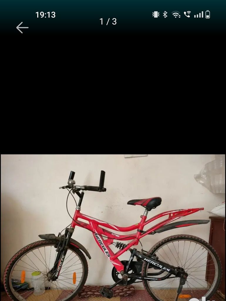 Used Hercules Sensazione 1998 Mountainbike, Red — image 2 of 3
