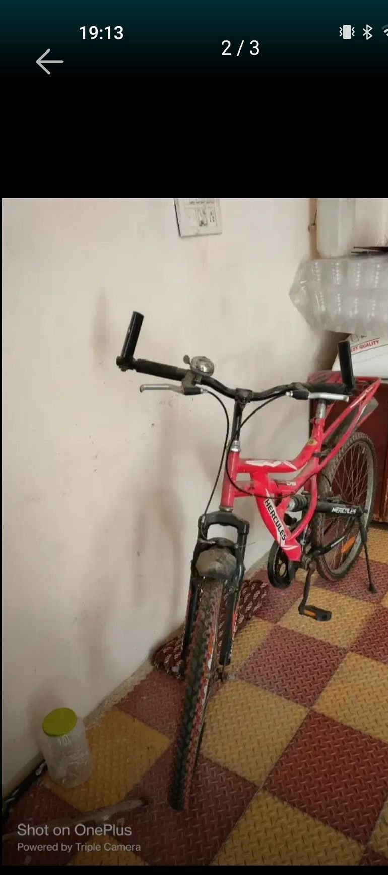 Used Hercules Sensazione 1998 Mountainbike, Red — image 3 of 3