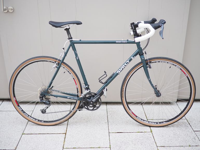 Used Surly Cross-Check 2023 Road & Gravel, Green — image 2 of 11