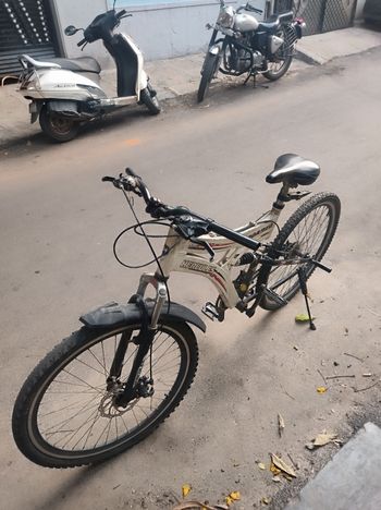 Used Hercules Sensazione 1998 Mountainbike, Light Gray — image 3 of 3