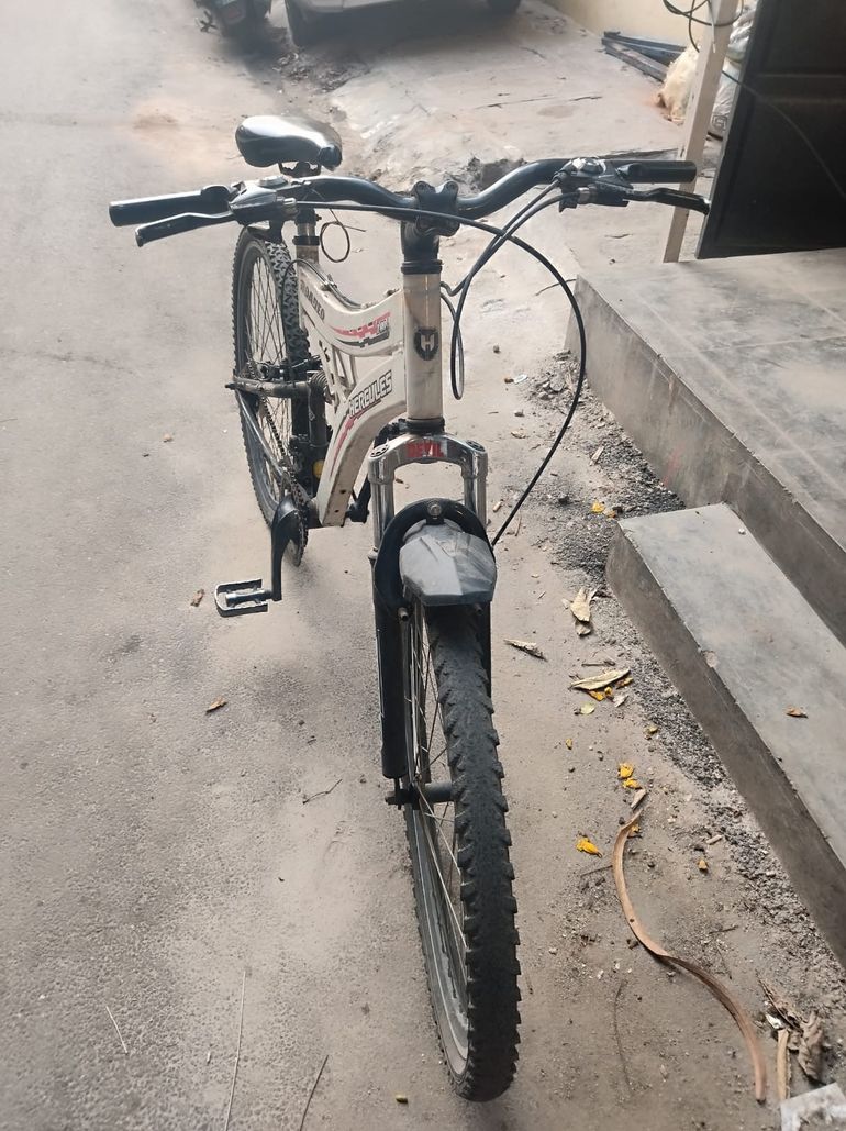 Used Hercules Sensazione 1998 Mountainbike, Light Gray — image 2 of 3