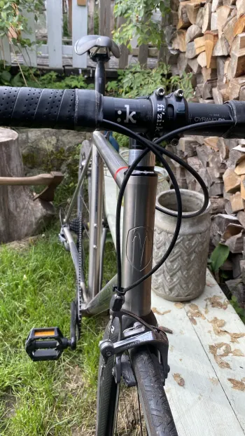 Used Van Nicholas Aquilo 2018 Road & Gravel, Light Gray — image 4 of 5