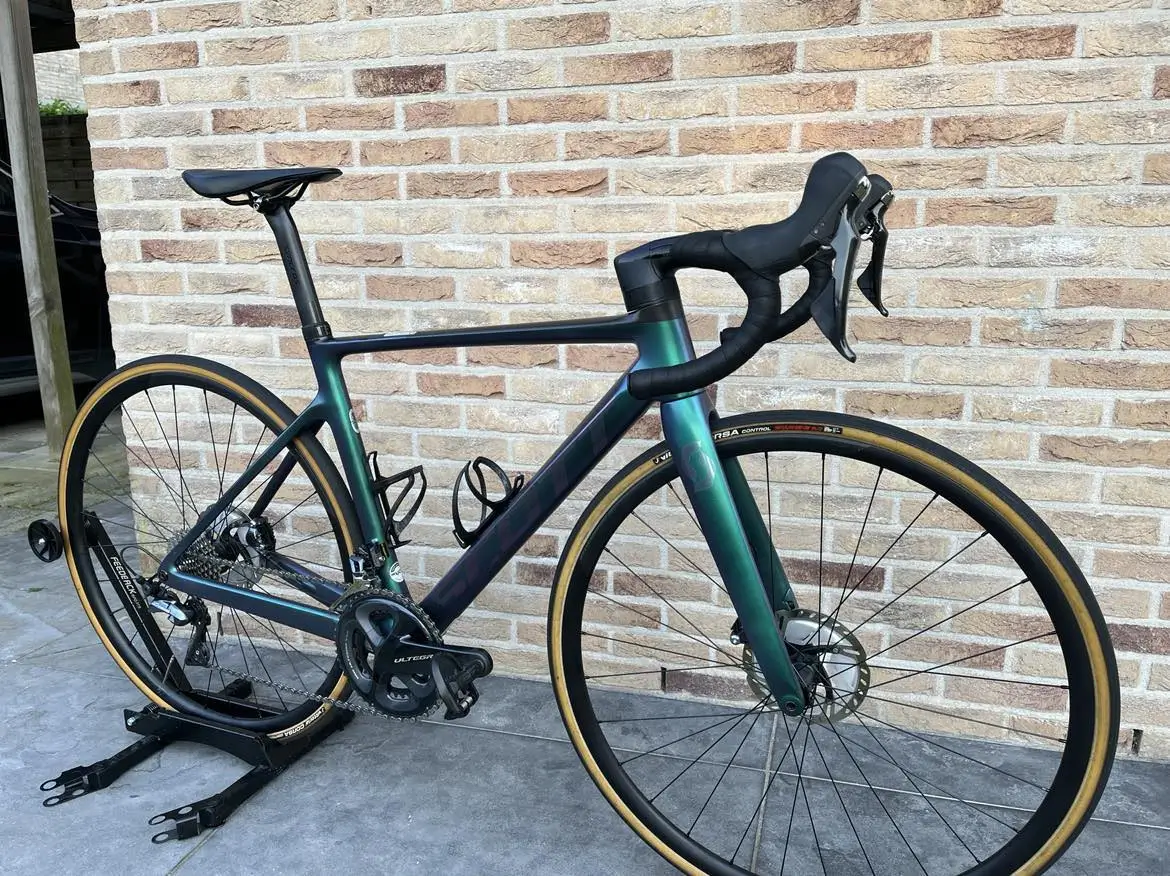 Scott addict rc 30 online prism green purple bike