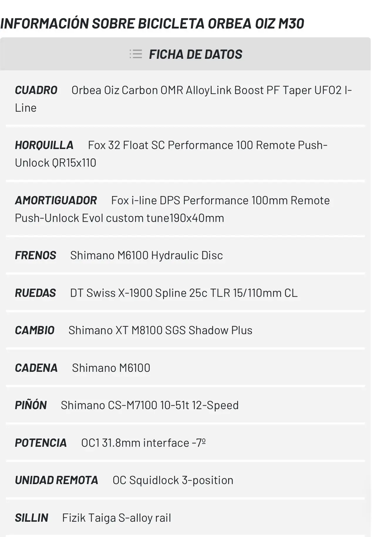 Tabla cambios shimano hot sale