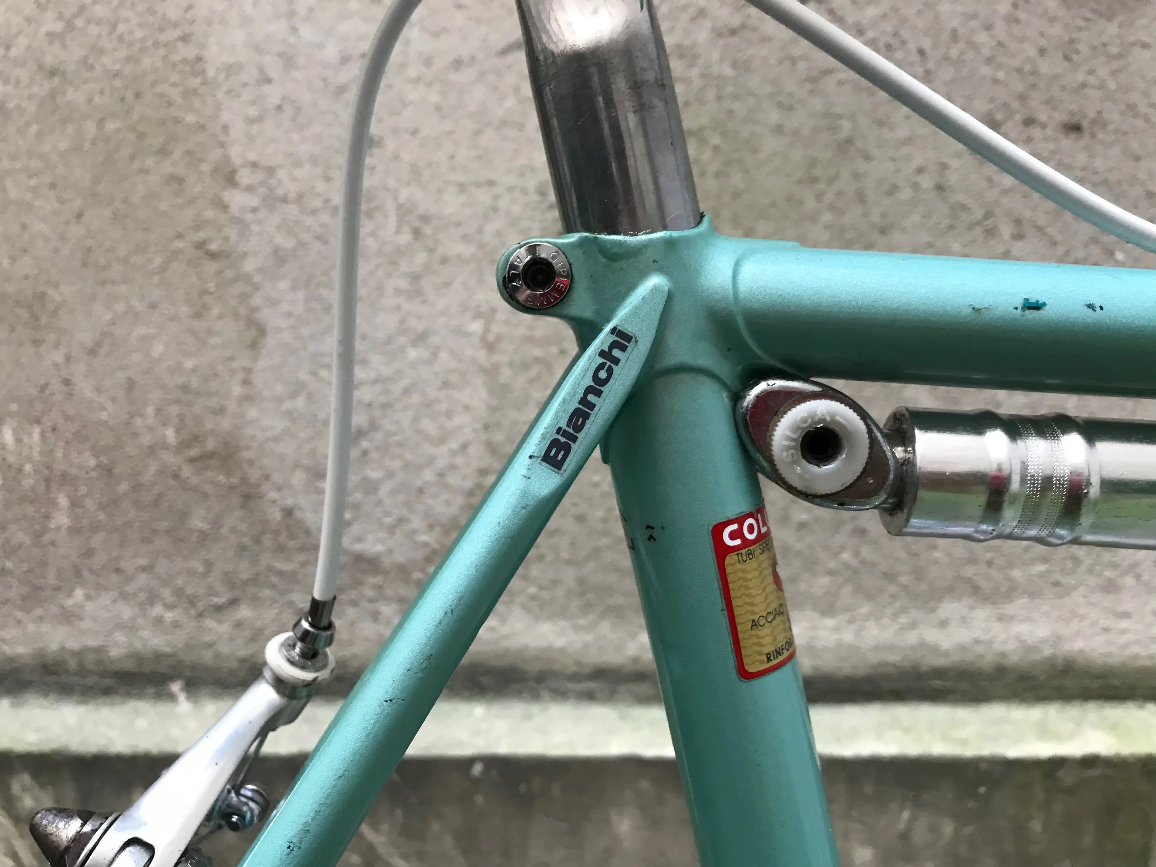 Teal bianchi road discount bike