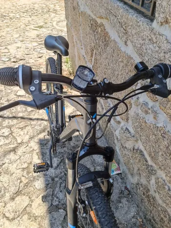 Used ROCKRIDER ST 100 - SPORT TRIAL 2018 Mountainbike, Light Gray — image 4 of 4